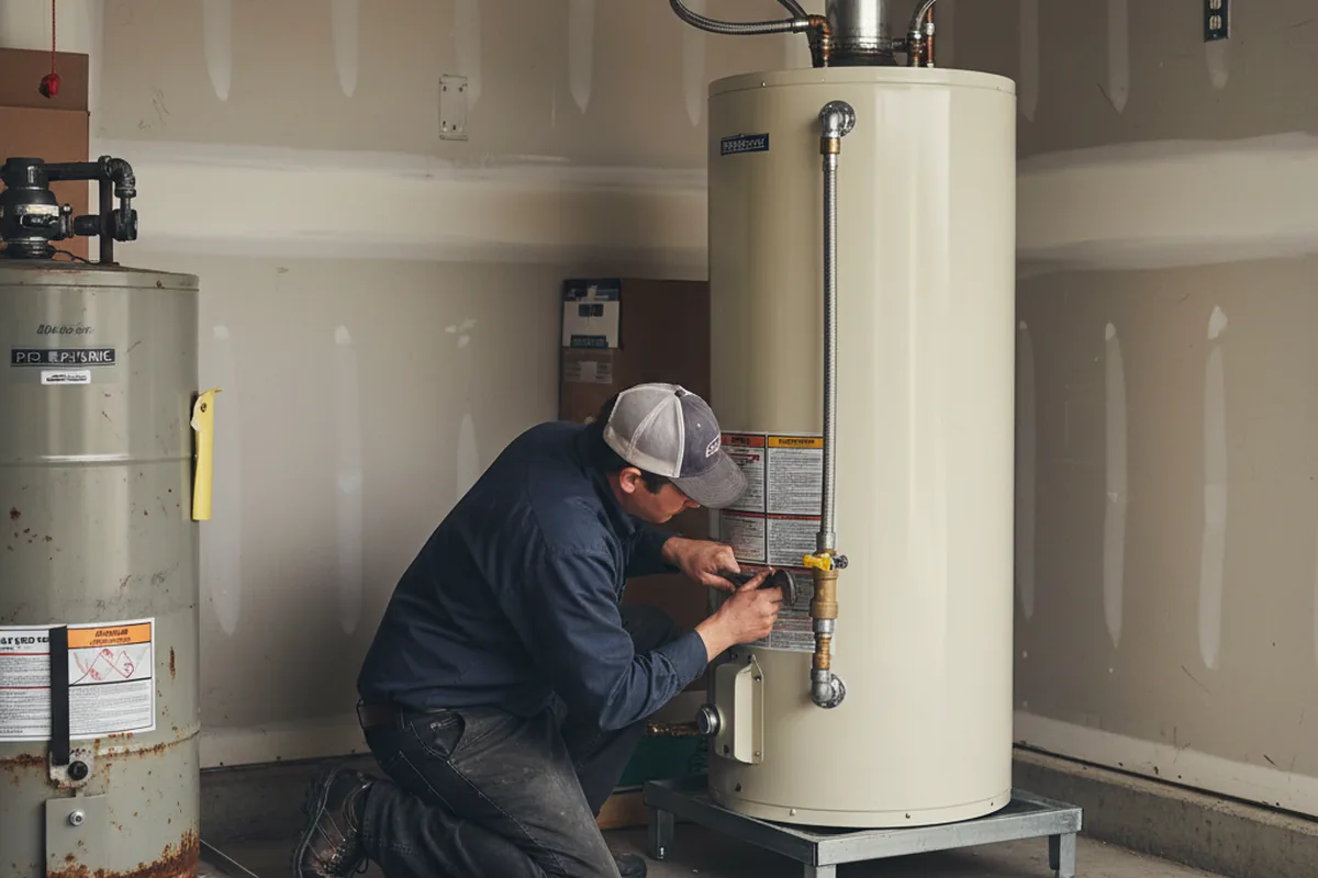 Water heater and shutoff valve replacement in Chowchilla